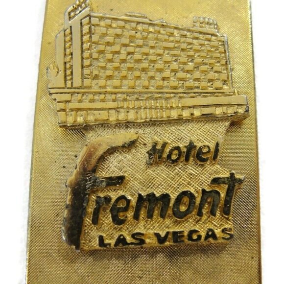 Vintage Hotel Fremont Las Vegas Money Clip Men Wallet ID Credit Card Holder - Picture 8 of 8